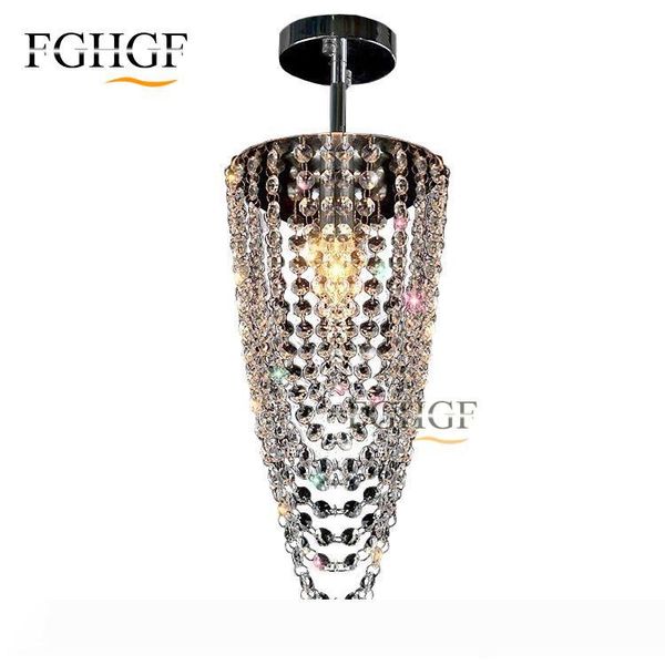 

small chandeliers aisle hallway mini crystal lamp for ceiling corridor cristal lustres light