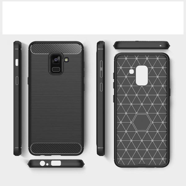 

cgjxscgjxscarbon fiber texture slim armor brushed tpu case cover for samsung galaxy a8 2018 a8 plus 2018 y7 prime 100pcs