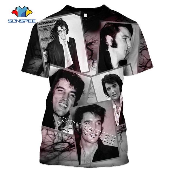 

elvis presley the king men summer homme pullover 3d print shirts harajuku kawaii harajuku men clothing