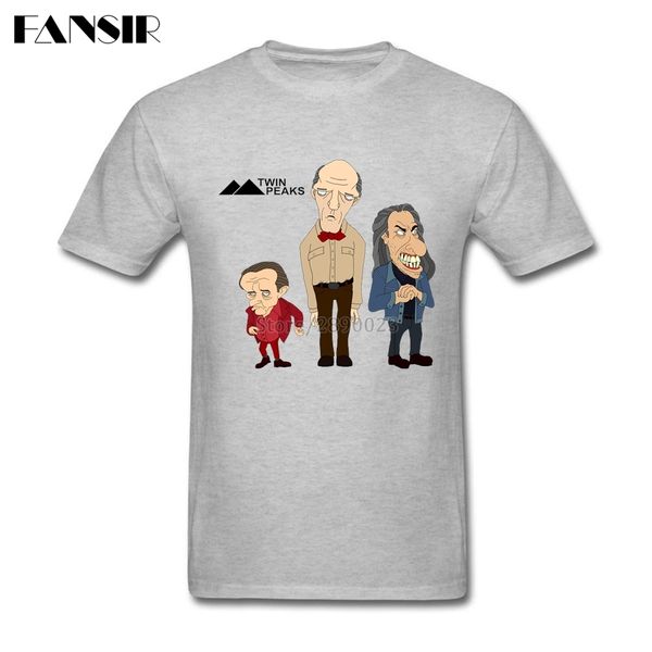 

over size twin peaks american tv show classical t-shirts for men short sleeve cotton custom men t-shirt guys brand clothing