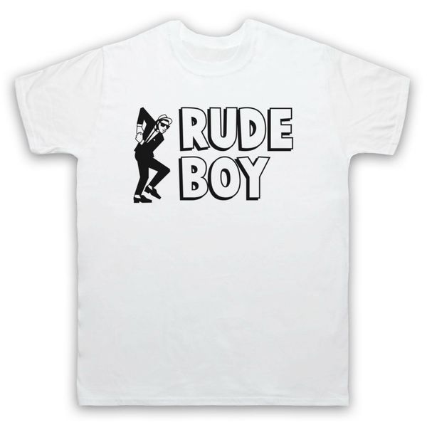 

rude boy jamaican street culture slogan 2 tone ska fan 2019 new arrival summer fashion short sleeves 100% cotton design t shirt