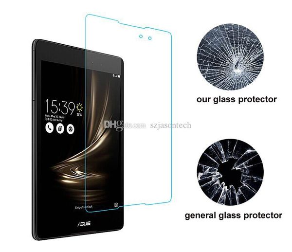 

for asus zenpad 3 8.0 z500m z581 z170c z380kl z580ca glass protector 9h premium tempered screen film with retail packing