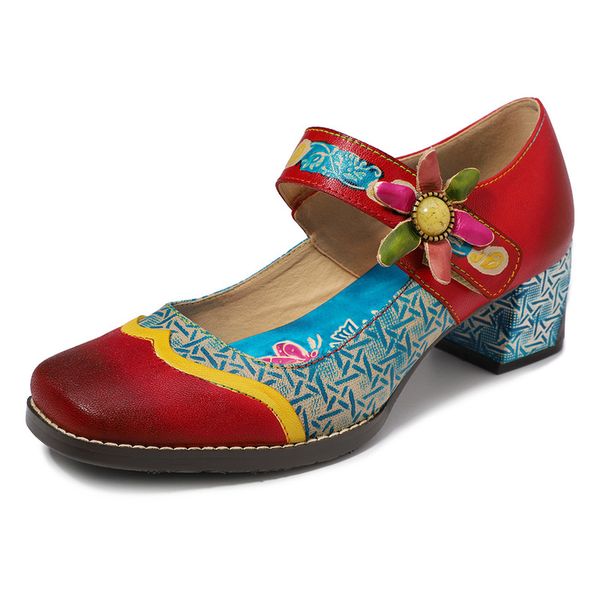 

ретро натуральная кожа цветок comfy ретро насосы мокасины bohemia повседневная обувь женская обувь весна осень casual новый, Black