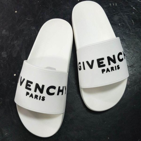 

2020 new men's and women's sandals brand-name shoes slipper summer fashion wide flat slippers thick bottom sandals slippers, Black