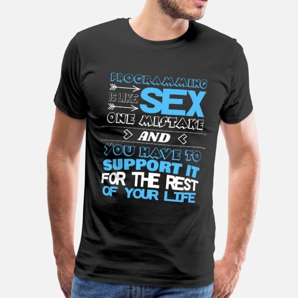 

programming gift gift idea t shirt men personalized 100% cotton s-3xl unique graphic breathable spring kawaii shirt