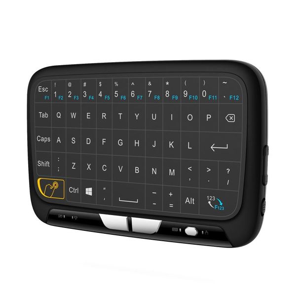

cgjxsh18 mini wireless keyboard 2 .4ghz full screen touchpad fly air mouse combos remote control for pc android tv box s905w s912 mxq pro