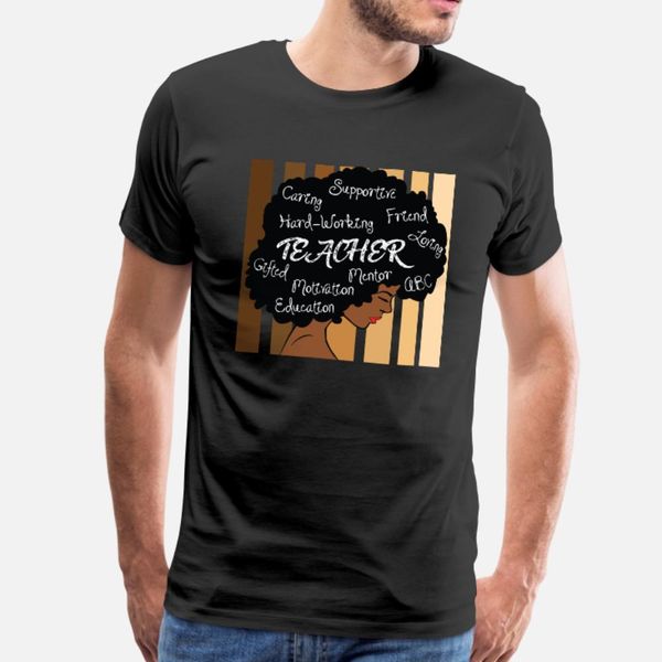 

melanin teacher afro black afrocentric black histo t shirt men knitted 100% cotton s-xxxl leisure interesting authentic spring autumn slim