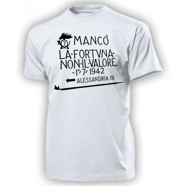 

2019 men cool tee shirt el aalamein 1942 gedenktafel italien italienische armee targa - t shirt summer t-shirt