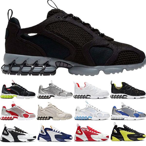 

zoom m2k spiridon caged running shoes des chaussures metallic silver black triple white pure platinum mens trainers sports sneakers, White;red