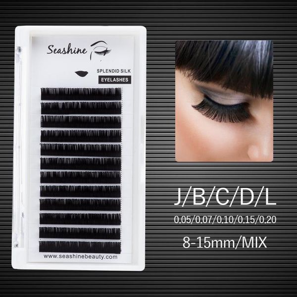 

false eyelashes seashine faux mink individual eyelash lashes maquiagem cilios for professionals soft extension