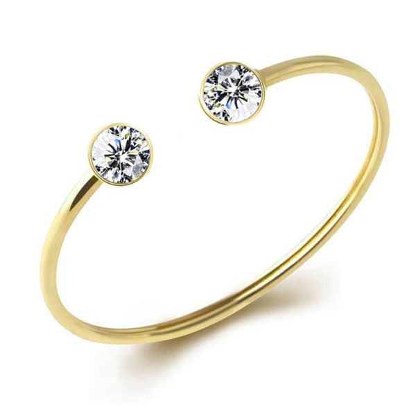 

copper alloy zircon bangle for valentine's day gift, Black