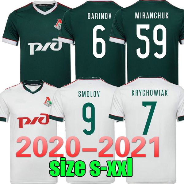 

2020 2021 lokomotiv moscow soccer jersey home away 20 21 miranchuk zhemaletdinov smolov krychowiak barinov football shirts thailand, Black;yellow