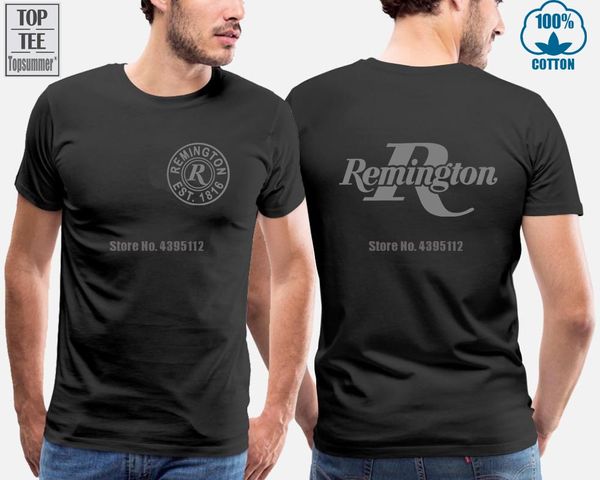 

summer short sleeves fashiont short-sleeved print letters remington t shirt comfortable male t-shirt