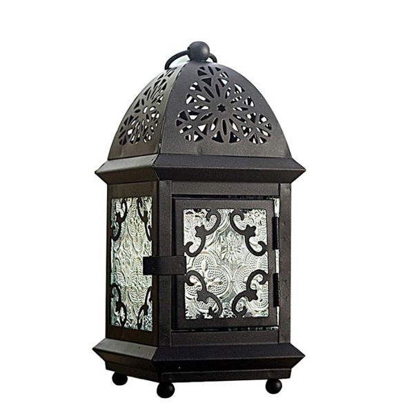 

moroccan lantern candle holders iron retro candlestick lamp table wedding lanterns for decoration candles home decor 50a0021