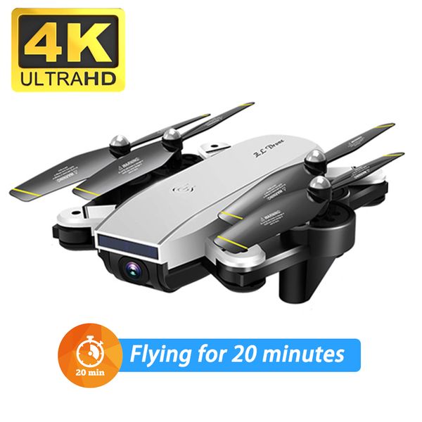 

profession 4k drone hd dual camera wifi transmission fpv optical flow stable height quadcopter rc helicopter drone camera dron
