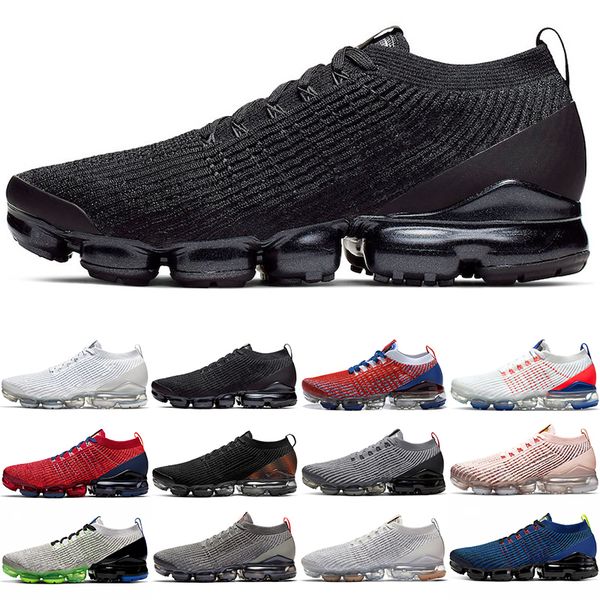 

3.0 mens trainers men women running shoes triple black white usa pure platinum particle grey noble red outdoor sports sneakers size 36-45, White;red