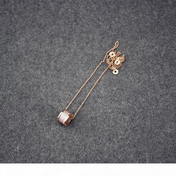 

natural diamond necklace woman 18k golden necklaces charms jewelry women valentine's day gifts, Silver