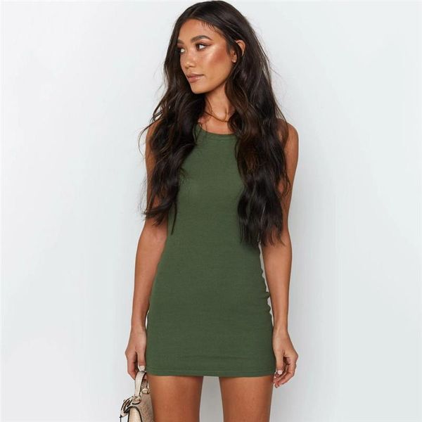 

dresses casual sleeveless crew neck dresses womens clothing womens designer bodycon dresses fashion natural color skinny, Black;gray