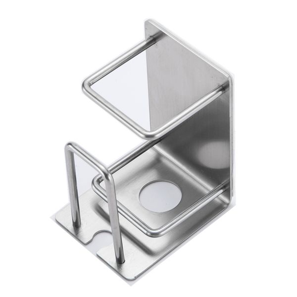 

stainless steel toothbrush bathroom stand wall mount toothpaste hanging rack