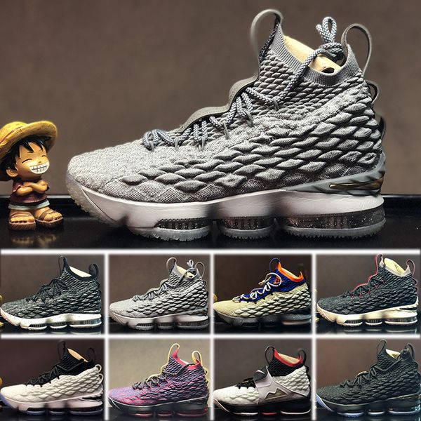 

new arrival xv ep 15 low bhm oreo all stars mens basketball shoes for designer 15s sport training sneakers size 7-12, Black