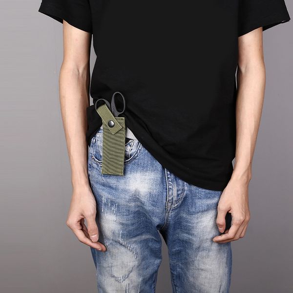 

outdoor emt scissor shears sheath pouch bag hunting molle pouch nylon tactical accessories