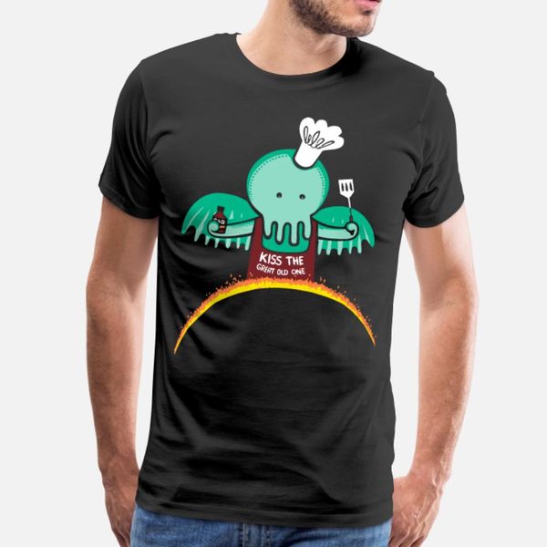 

cthulhu bbq t shirt men customize tee shirt round neck original fitness comfortable summer natural shirt