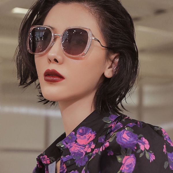

2020 luxury polarized sunglasses lady oversized women's glasses fashion sunglasses outdoor travel for women uv400, White;black