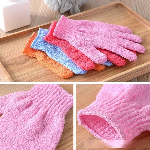 

1000pcs moisturizing spa skin care cloth bath glove exfoliating gloves cloth scrubber face body body bathroom gloves lx1632