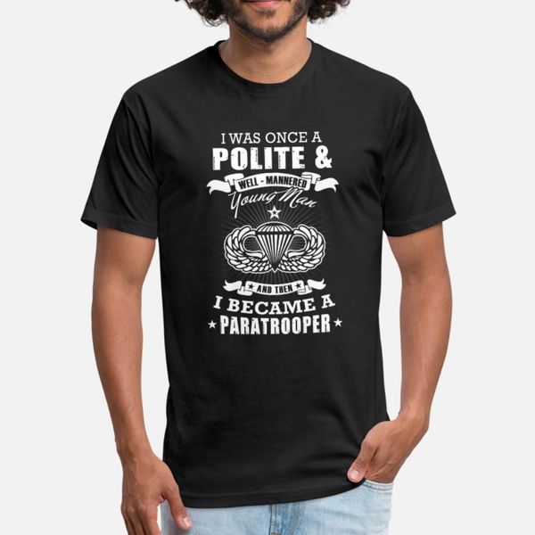 

десантник man однажды я был вежливый молодой человек тенниска мужчин проектирование с коротким рукавом плюс размер 3xl outfit сыпучие дышащи