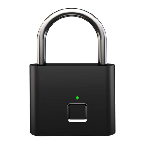 

safe fingerprint lock smart keyless padlock for locker drawer door