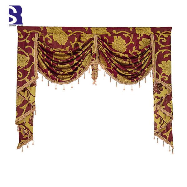 

sunnyrain 1-piece luxury curtains valance for living room