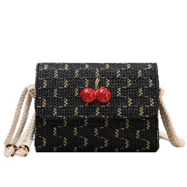 

women's bag 2020 new wave korean version of the wild messenger bag female fashion ladies shoulder woven straw female