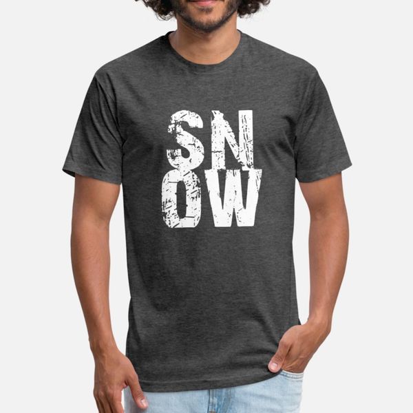 

холодная версия snow t shirt мужчины создание tee shirt crew neck unique известный смешной summer trend рубашку