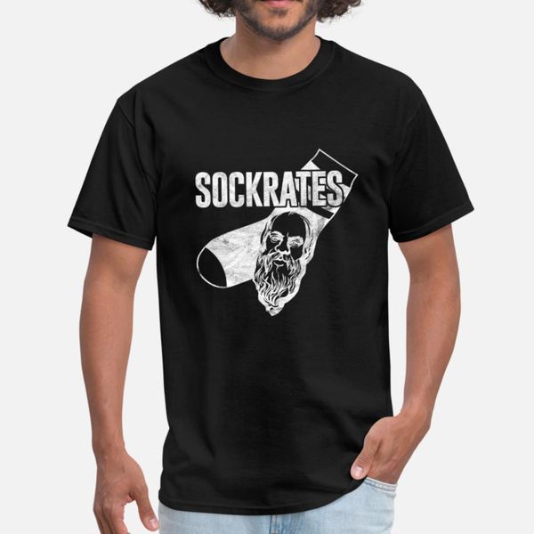 

sockrates socrates philosophy plato nerd geek gift t shirt men loose cotton plus size 3xl normal loose basic spring trend