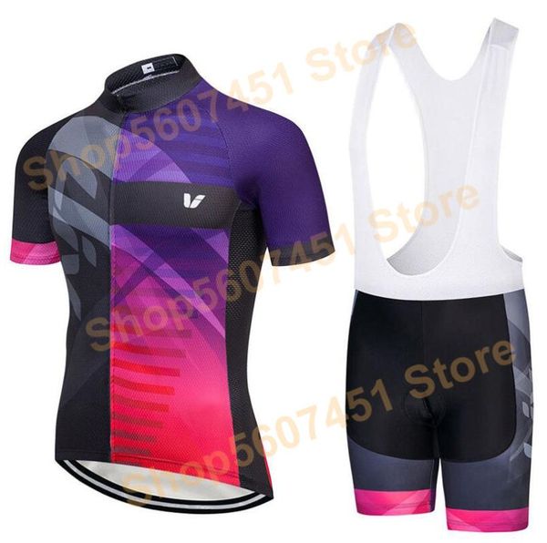 

brand liv cycling set 2020 pro bicycle team mtb cycling clothing short sleeve sets summer jersey set, Black;blue