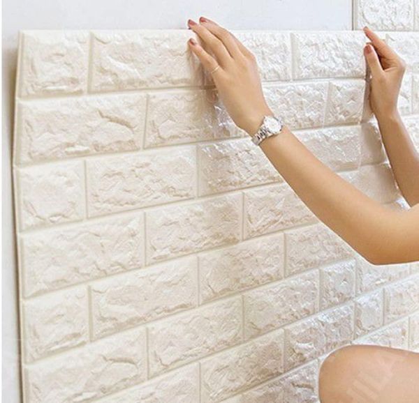 

stickers kids foam wallpaper wall 3d for brick bedroom living sticker decor sale room 70x77cm hj2009 ulmhh