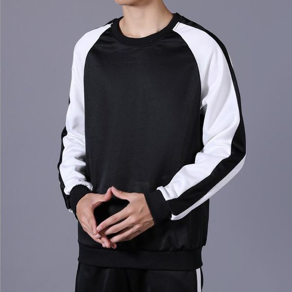 

2019 new fa8918 autumn solid color sweatshirt men hoodies sweatshirts winter autumn fleece hoody casual black white streetwear