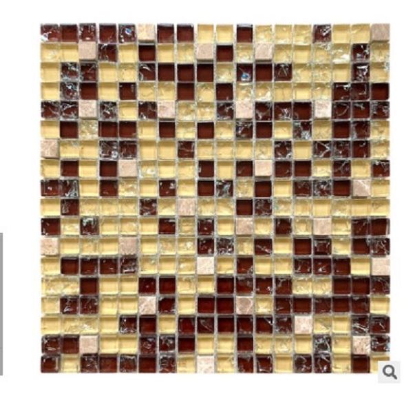 

2020 new styles 2020 new mediterranean shell european glass crystal mosaic tile background wall puzzle living room kitchen tfm011