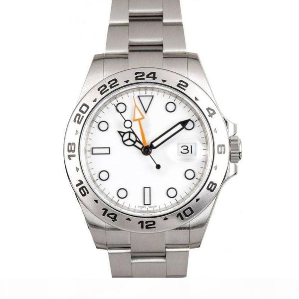 

luxury watch exploer ii mens watches automatic movement watch 216570 designer wristwatches orologio di lusso stainless steel, Slivery;brown