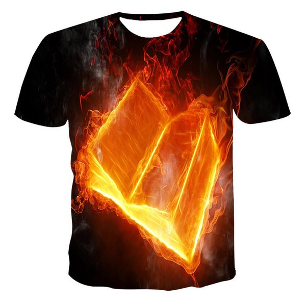 

new creativity animal print the 3d print shirts harajuku horror graphic men clothing
