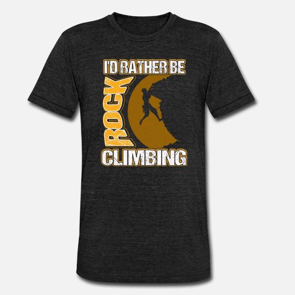 

i d rather be rock climbing bouldering t shirt men character cotton o-neck formal cute comfortable summer family shirt