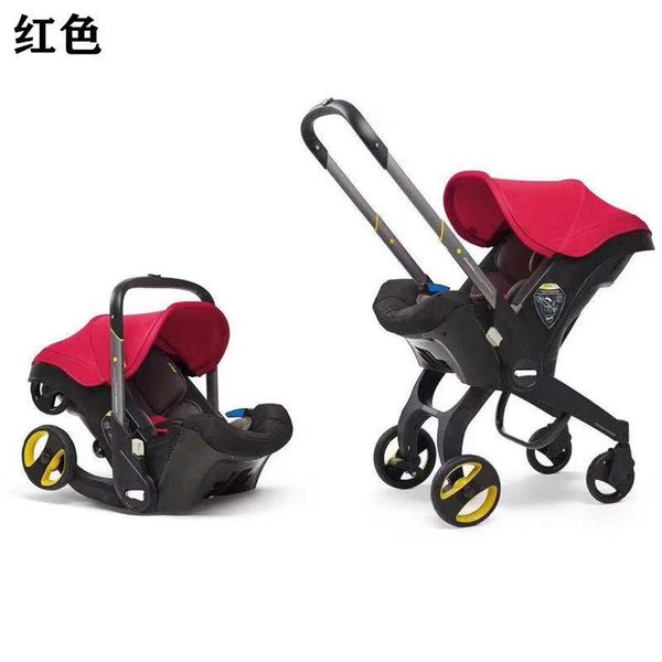 

4 in1 baby stroller safety car seat newborn baby bassinet cradle type child safety seat carriage basket travel system
