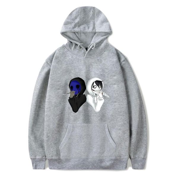 

streetwear creepypasta women s hoodie black humour story boy/girl hoodies spring autumn creepypasta pullovers fashion and casual