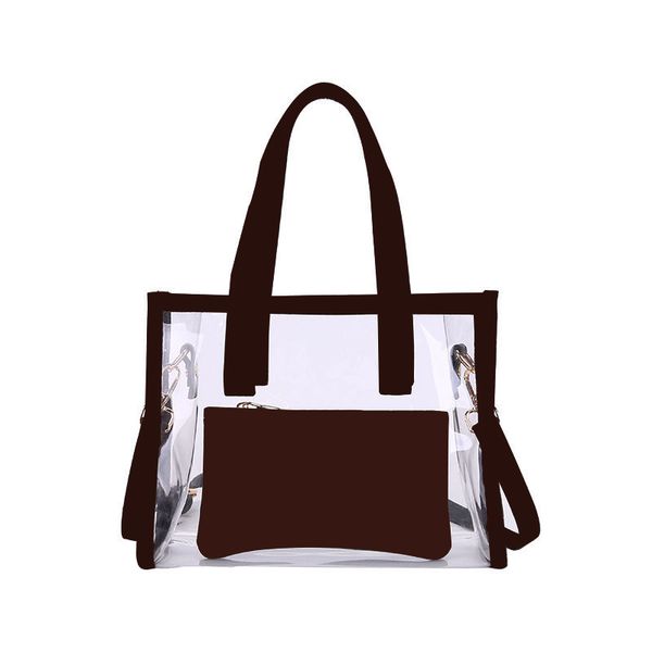 

2020 luxury designer classic wallet handbag ladies fashion transparent clutch bag soft leather fold messenger bag fannypack handbag with box