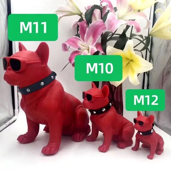 

bluetooth speaker dog head bulldog gift ornaments wireless m11 card m10 cartoon m12 foreign trade audio creative