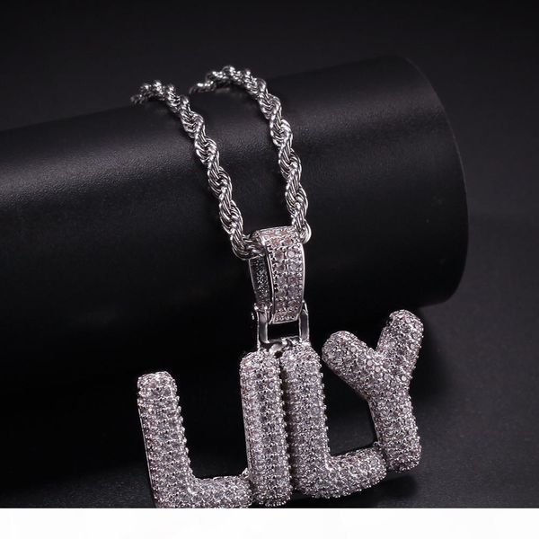 

a-z ползоваелкого малого bubble letters ожеѬеле аѬма подвека дл мђжин женин, Silver