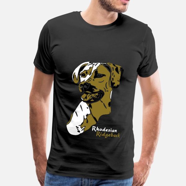 

rhodesian ridgeback head t shirt men customize 100% cotton o-neck formal fitness authentic summer style original shirt