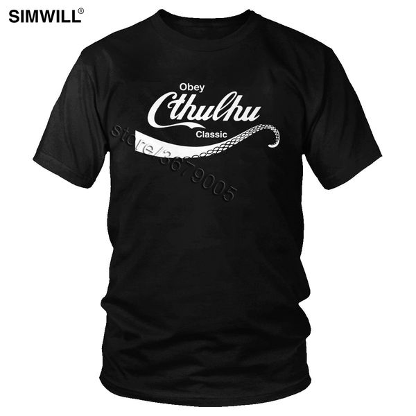 

fashion brand call of cthulhu t shirt men cotton funny h.p. lovecraft t-shirt classic short sleeve streetwear summer tee gift
