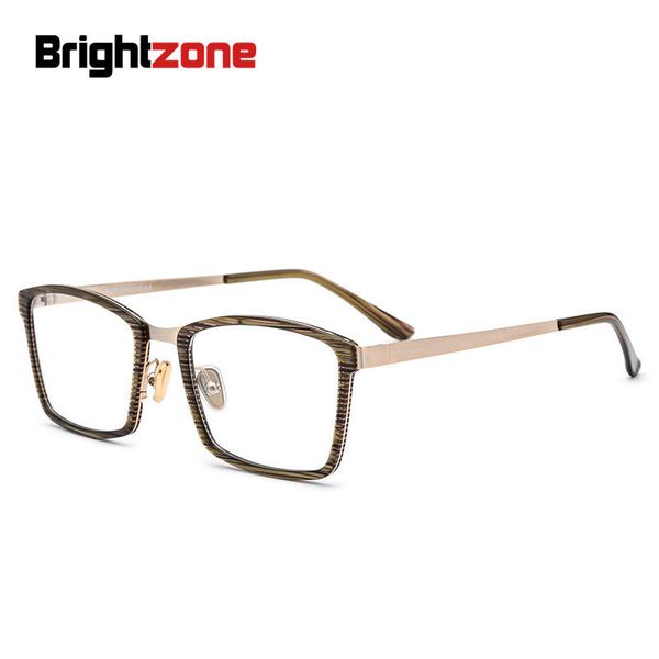 

brightzone acetate ultra-light plain spectacles women anti-blue light anti-fatigue computer optical glasses frame oculos gafas, Black