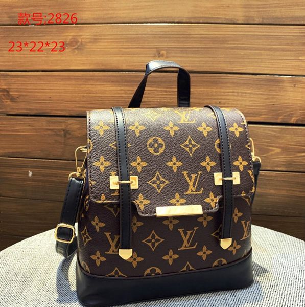 

classic man women backpack satchels bag luxury designer backpacks3 students school bags lv louis vuitton 2826